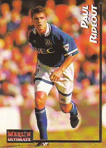 Paul Rideout Everton 1995/96 Merlin Ultimate #80